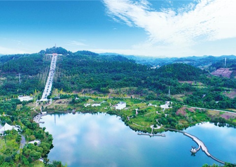 资阳乐至：生态与富民并进，，，，，绿色与昌盛同辉