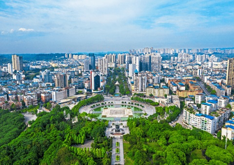 广安市成熟型都会跨越生长效果显“三高”